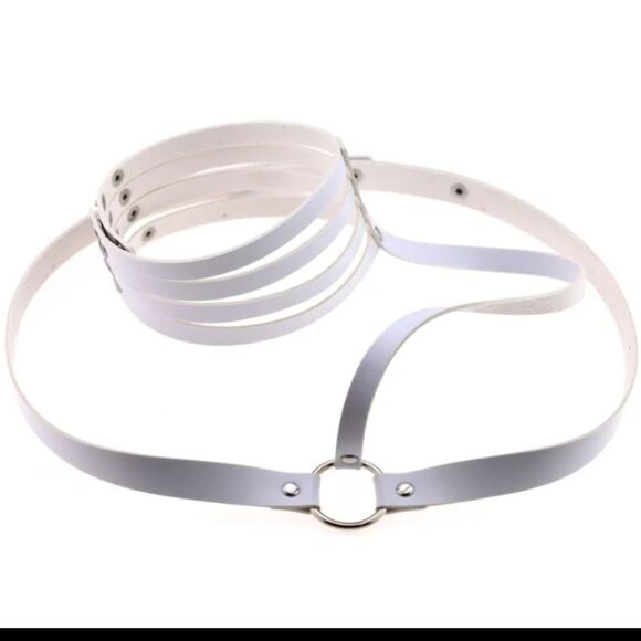 NWOT Harness Body Chain in white - Picture 1 of 2